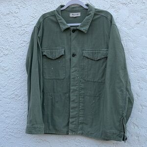 Madewell Oversized Olive Green Army Jacket